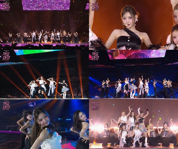 '슈퍼루키' 힛지스, '가요대전 서머' 뜨겁게 달궜다…'카리즈마'로 글로벌 존재감