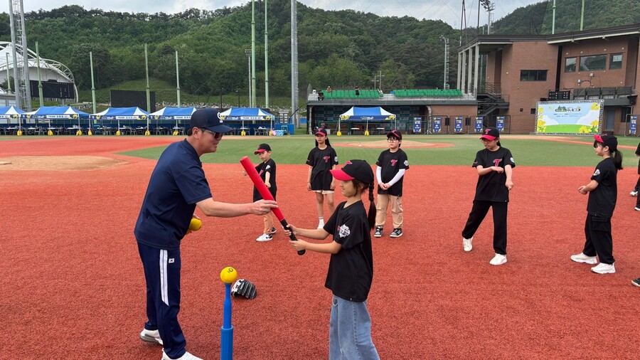 ▲ 야구로 통하는 티볼캠프 ⓒKBO
