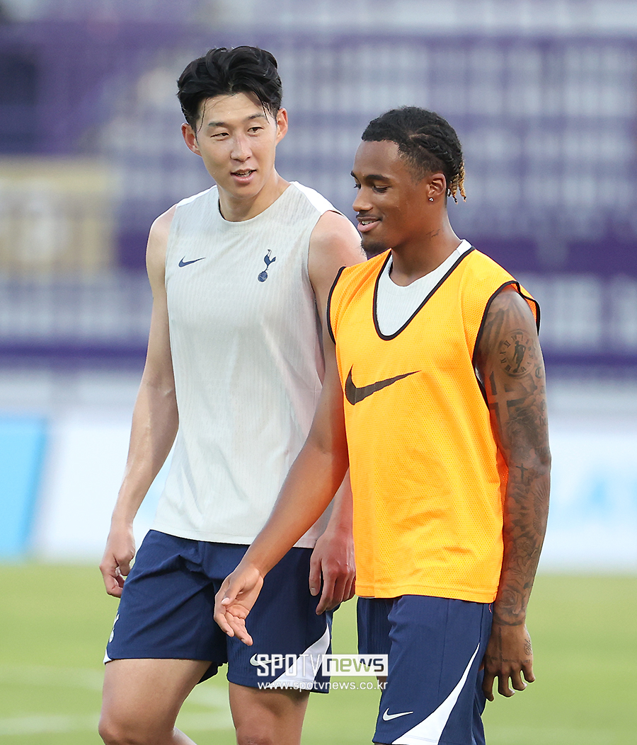 ▲ 손흥민 윌손 오도베르 ⓒ곽혜미 기자