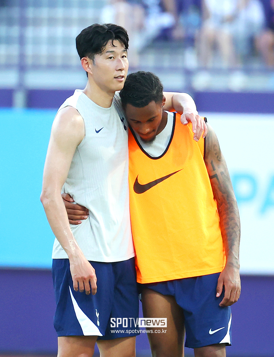 ▲ 손흥민 윌손 오도베르 ⓒ곽혜미 기자