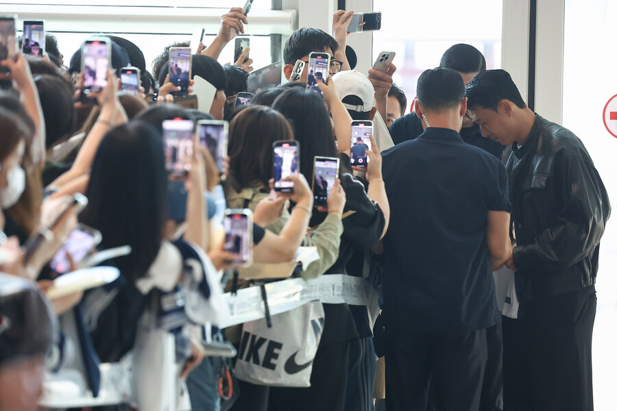 ▲ 미국으로 떠나는 손흥민 ⓒ연합뉴스