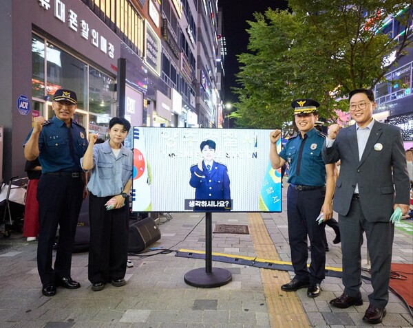 마이진, 캠페인도 하고 버스킹도 하는 1석 2조 홍보활동