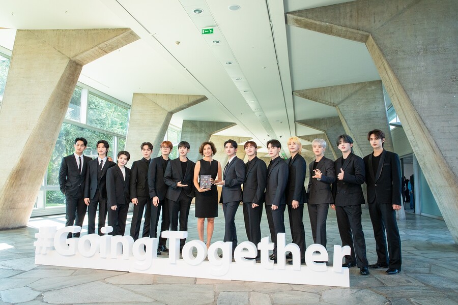 세븐틴, 유네스코에 3억 5천만원 기부 "전세계 모든 청년 응원"