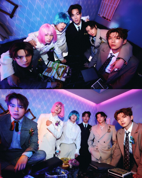 ▲ 몬스타엑스 새 앨범 '더 엑스'의 헬로 엑스 버전 콘셉트 사진. 제공|스타쉽엔터테인먼트
