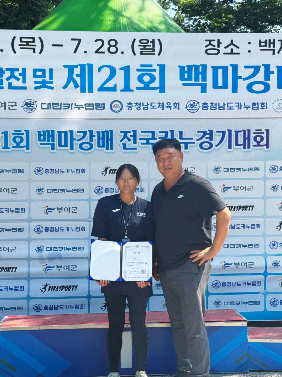 김민정(왼쪽)이 올해 네 차례 전국 대회에서 연속으로 전체 최우수선수를 수상했다. ⓒ김민정선수
