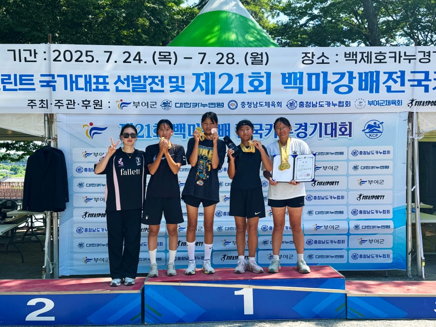 김민정(오른쪽)이 올해 네 차례 전국 대회에서 연속으로 전체 최우수선수를 수상했다. ⓒ김민정선수