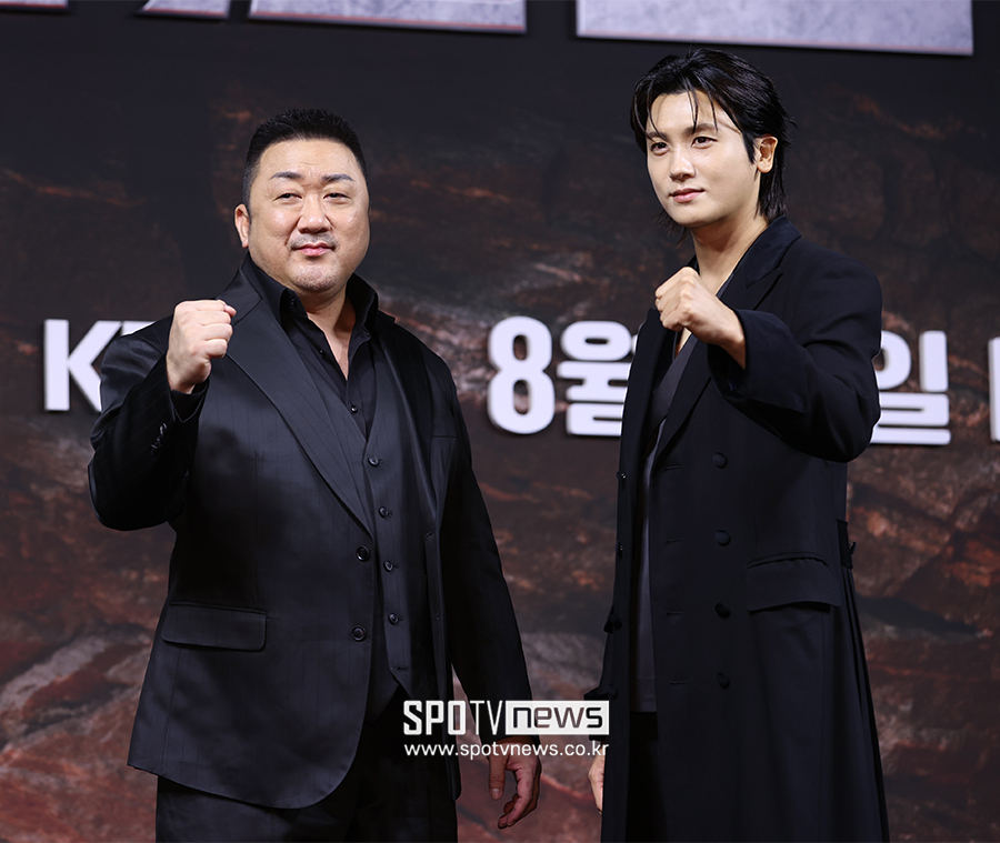 [포토S] 마동석-박형식, '선과 악'