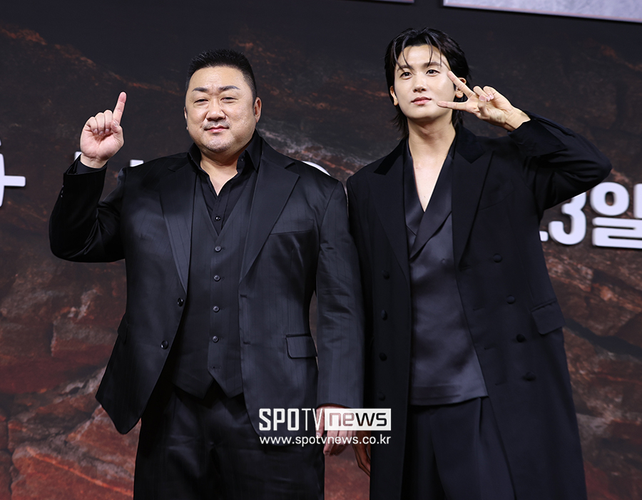 [포토S] 마동석-박형식, '연기 기대하세요'