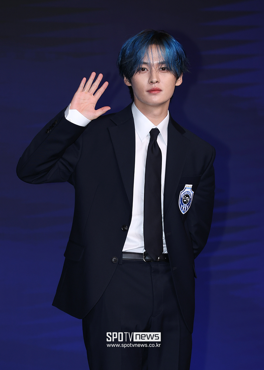 [포토S] 스트레이키즈 리노, 돋보이는 블루 머리
