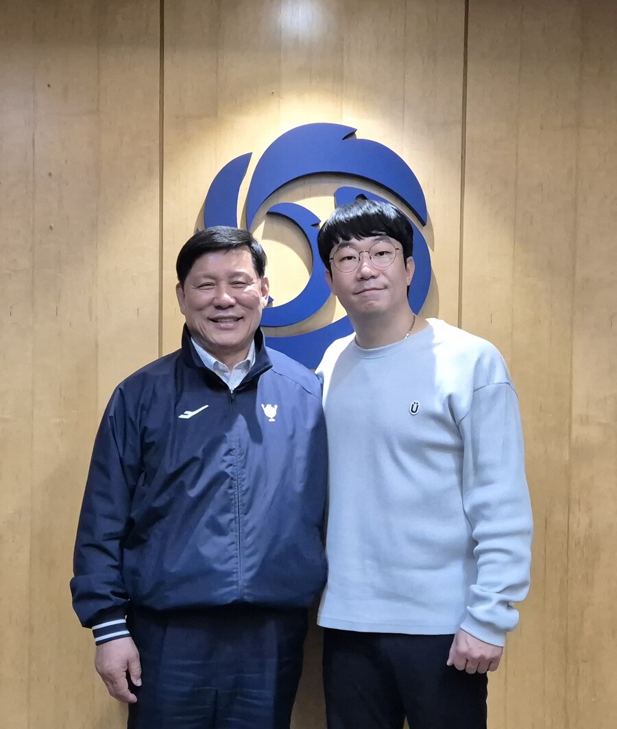 ▲ KBO 허구연 총재와 선수협 양현종 회장 ⓒ KBO