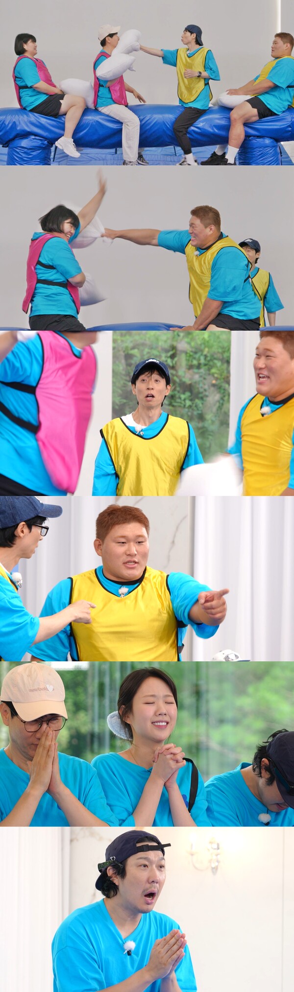 유재석vs지석진, 30년 지기 불상사 발발…한대씩 치고 받았다(런닝맨)