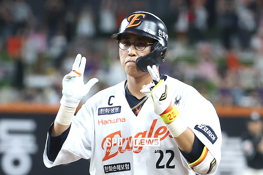 '한화 어쩌나' 하필 채은성 부상이라니…결국 1군 엔트리 말소 "발가락 통증으로 휴식 필요"