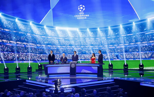 ▲ 2025-26 유럽축구연맹 챔피언스리그(UCL) 대진 추첨이 열렸다. ⓒ연합뉴스/REUTERS/EPA