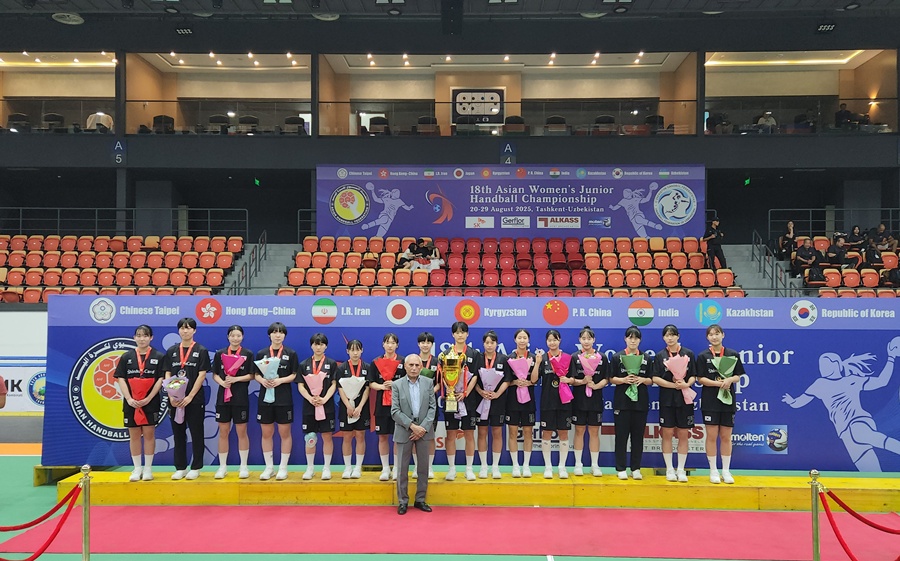 한국 女U19 핸드볼, 아시아주니어선수권서 준우승