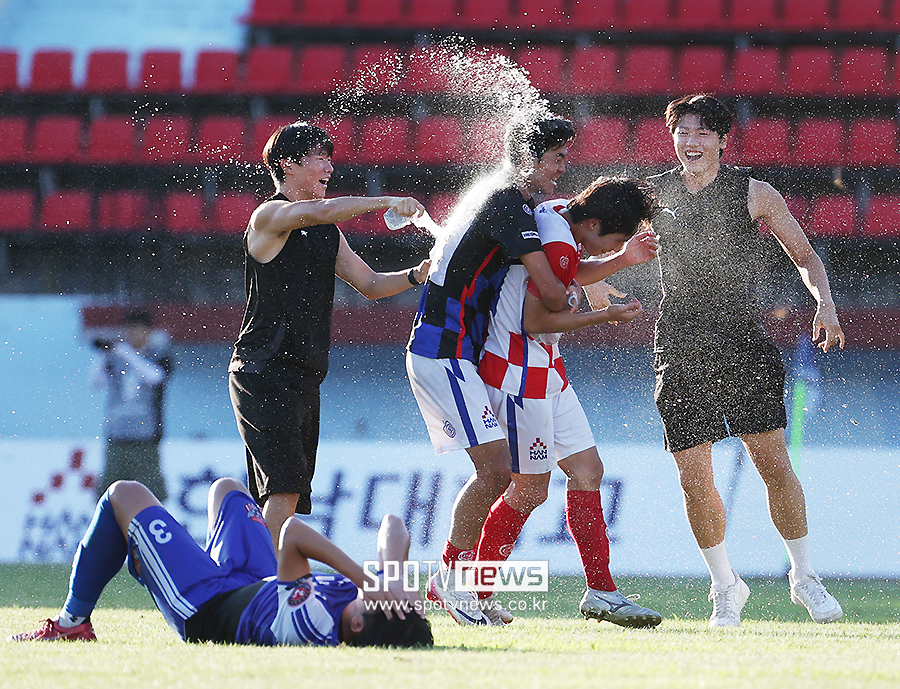 한남대, 조우령 결승골로 1,2학년 대학축구연맹전 죽죽장군기 우승…대회 4연패 달성