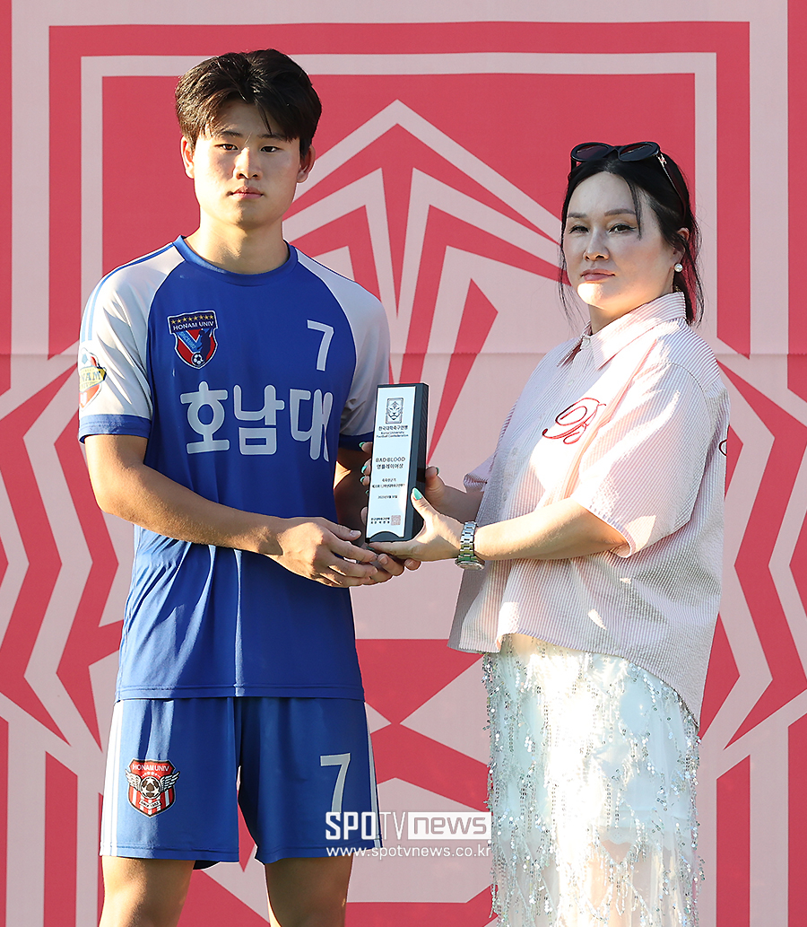 [포토S] 영플레이어상 수상한 호남대 윤성목