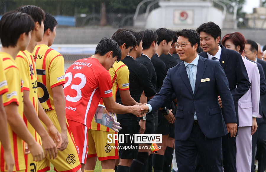 ▲ 한국대학축구연맹 박한동 회장 ⓒ곽혜미 기자