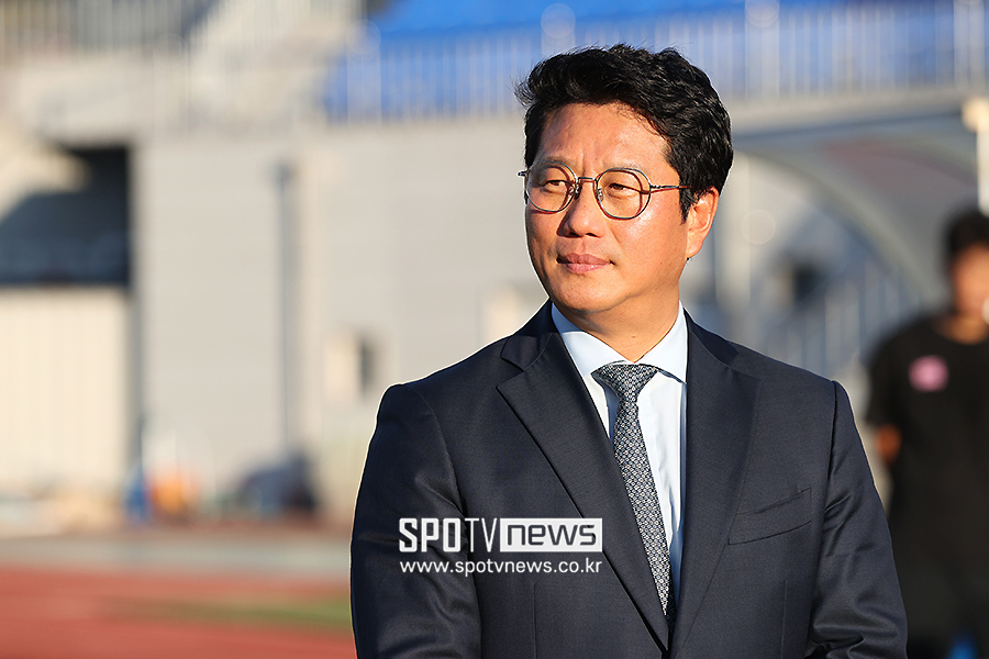 ▲ 한국대학축구연맹 박한동 회장 ⓒ곽혜미 기자