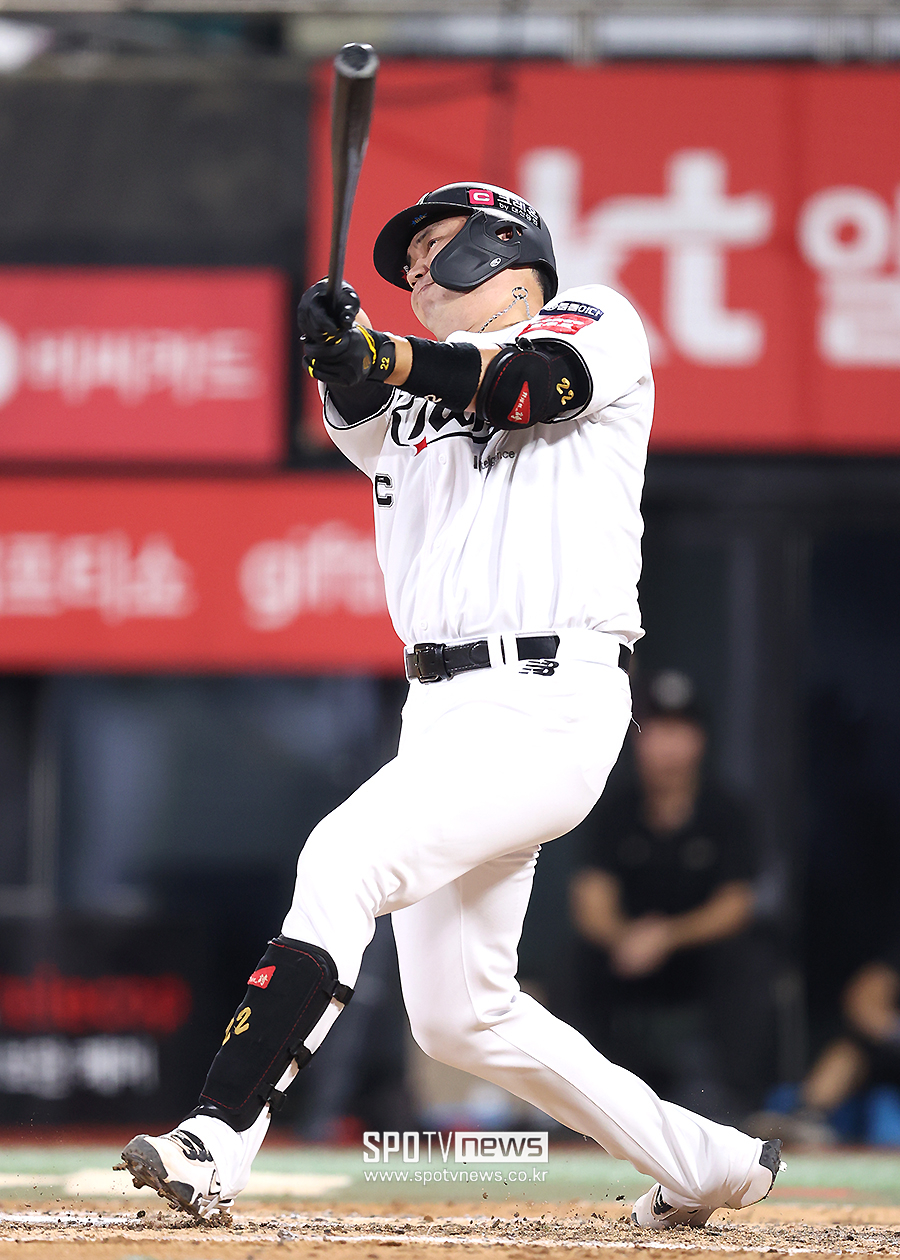 [포토S] 장성우, '멀티 홈런 작렬!'