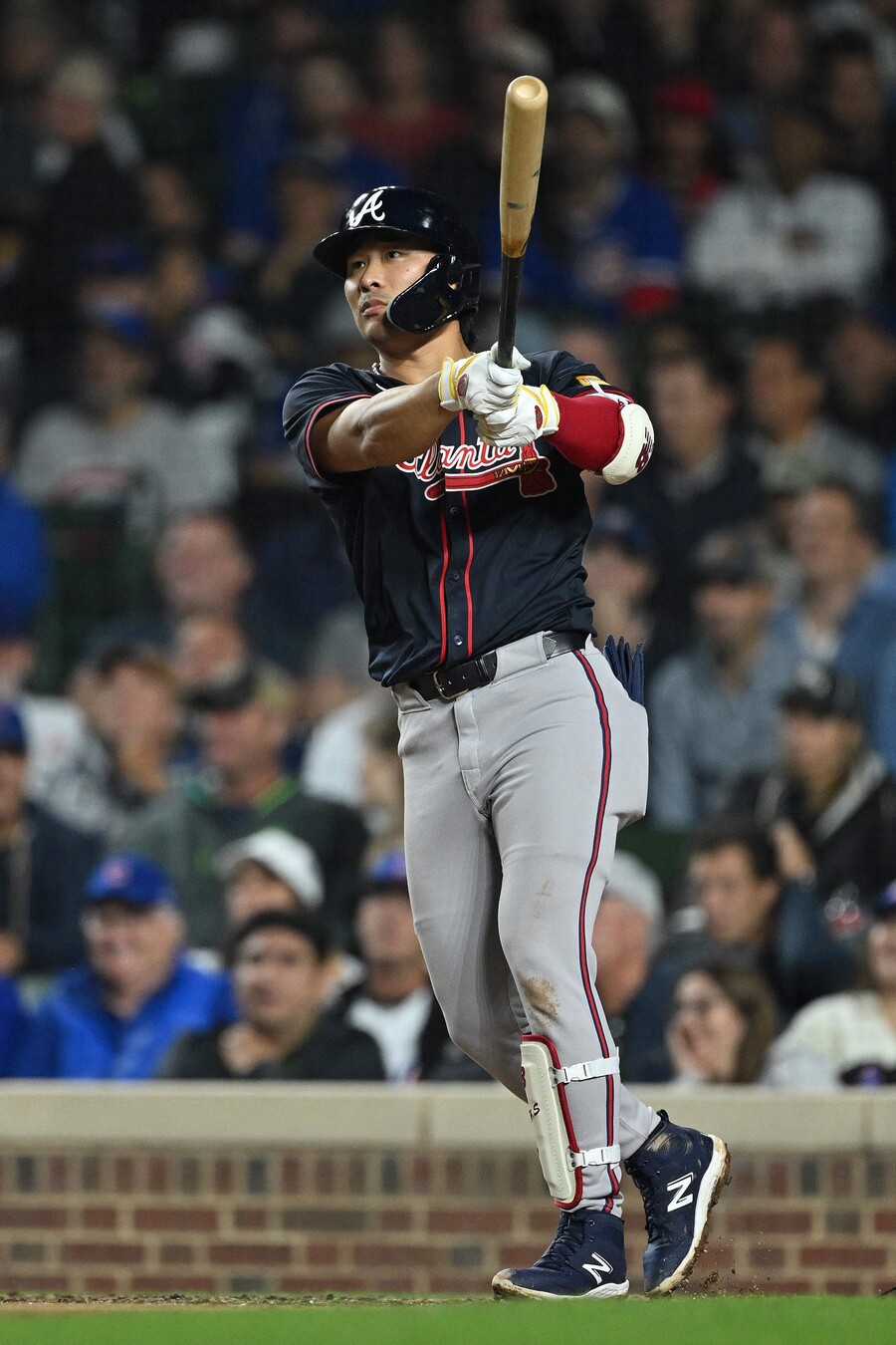 ▲애틀랜타 이적 후 첫 홈런을 쏘아올린 김하성. ⓒ연합뉴스/GETTYIMAGES/AFP 