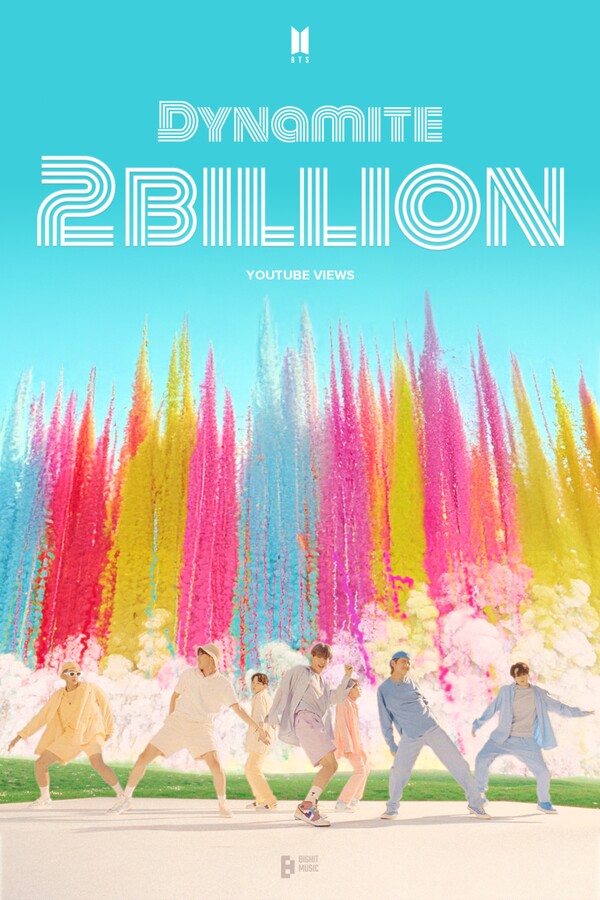 방탄소년단 '다이너마이트', 20억회 '폭발'
