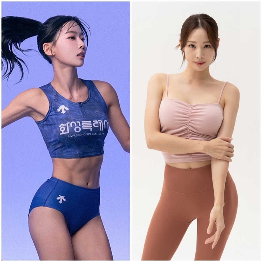 '육상 카리나' 김민지·'체조 여신' 신수지, 박세리·추신수와 '야구여왕' 도전