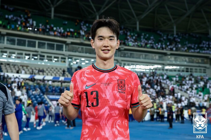 ▲ 축구대표팀 미드필더 김진규 ⓒ대한축구협회