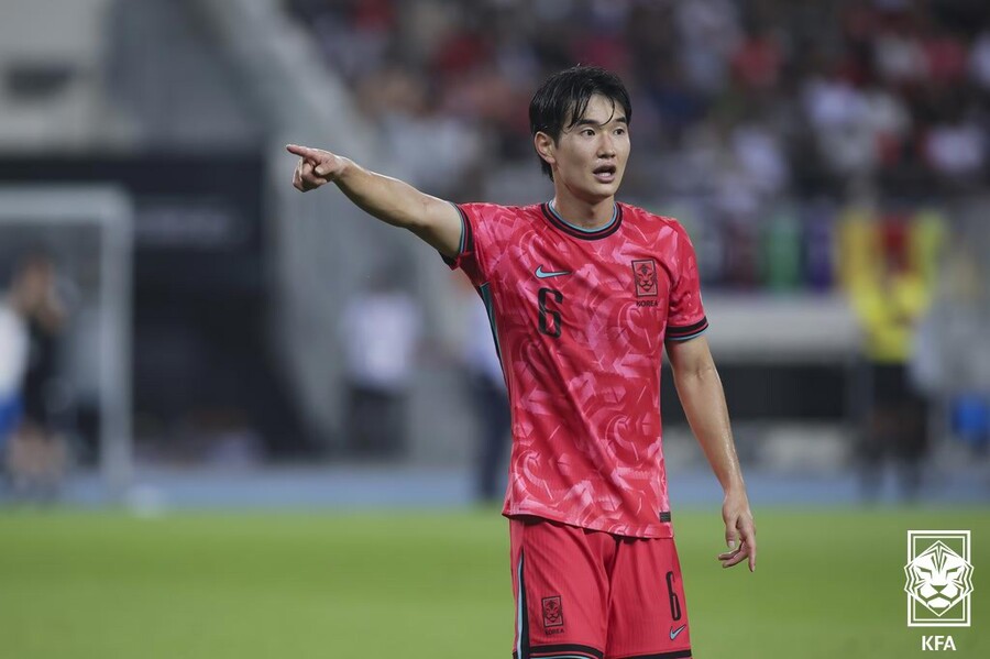 ▲ 축구대표팀 미드필더 김진규 ⓒ대한축구협회