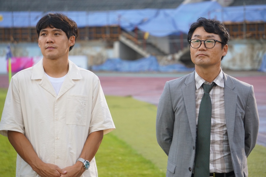  제20회 1·2학년 대학축구연맹전 결승 현장을 찾은 최철순 ⓒ대학축구연맹