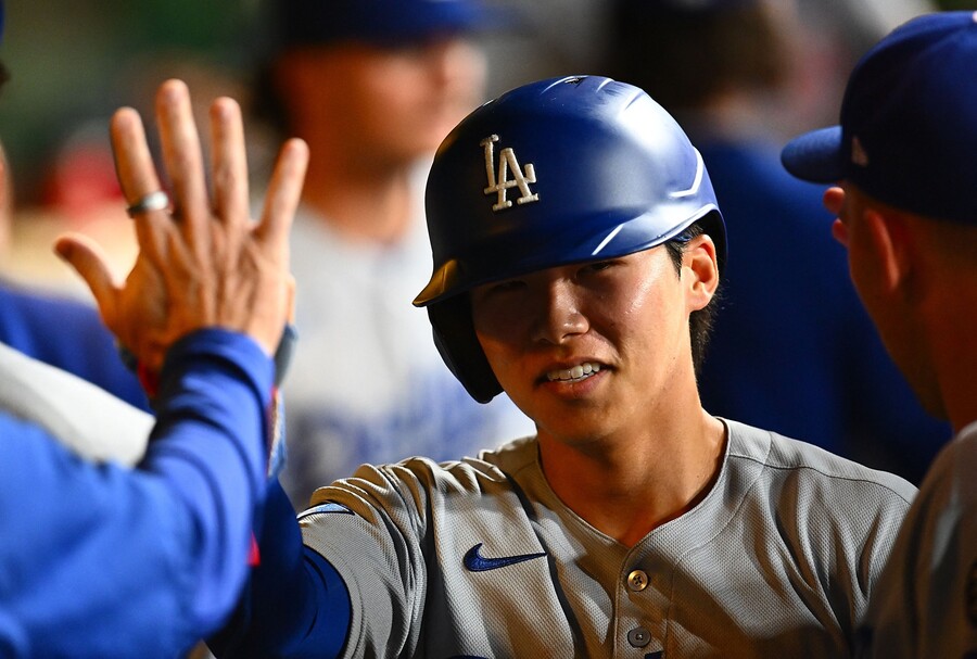 ▲ 김혜성은 LA다저스 유틸리티 플레이어로 활약 중이다. ⓒ연합뉴스/Getty Images via AFP