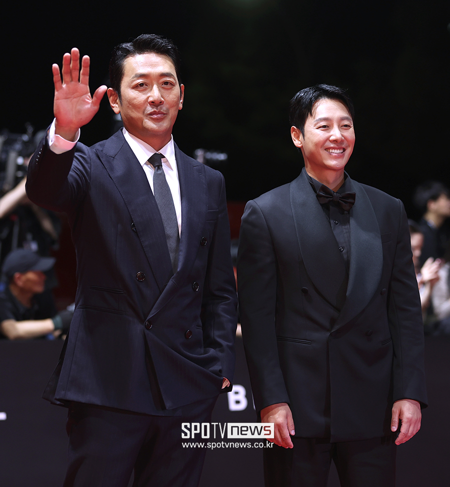 [포토S] 하정우-김동욱, '부산국제영화제 왔어요'