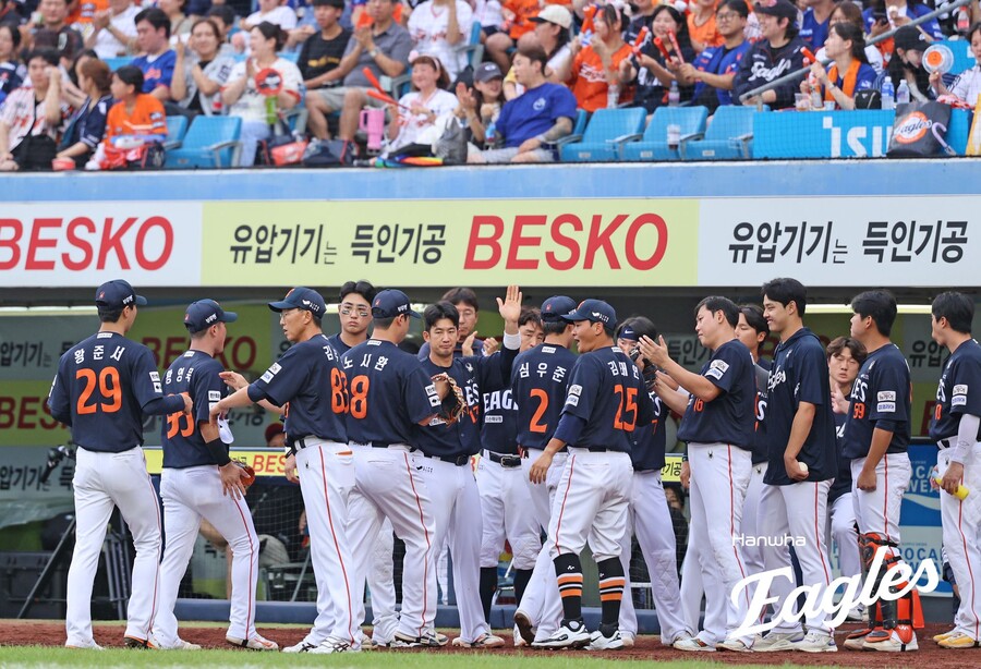 ▲ 한화는 약점이었던 타격까지 9월 들어 폭발하며 포스트시즌 기대감을 키우고 있다 ⓒ한화이글스