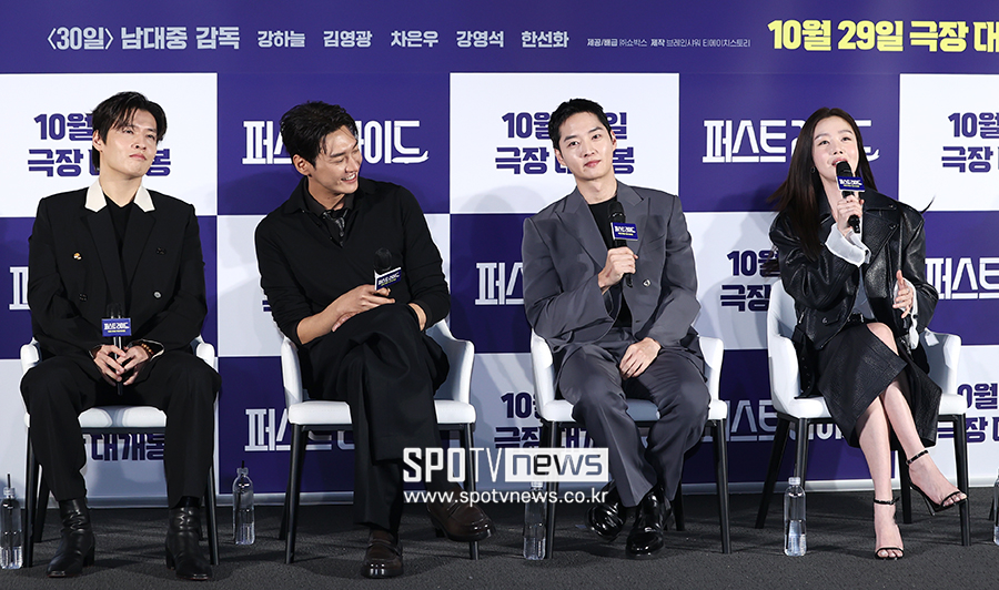 '퍼스트 라이드' 강하늘→감독 "차은우 부대 은혜로울 듯, 다시 군대 가고 싶다"