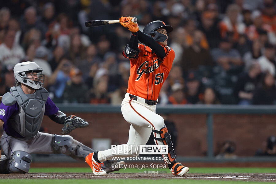 충격 실화, 이정후는 MLB 톱3다…3루타→단타→단타로 3안타, 13경기 만에 3안타 폭발