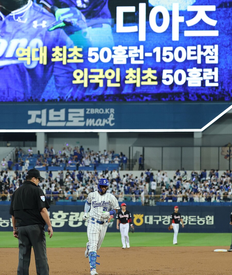 ▲ 르윈 디아즈 ⓒ삼성 라이온즈