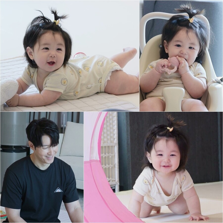 심형탁子 하루, 벌써부터 완성형 아이돌 미모…사과머리 변신('슈돌')