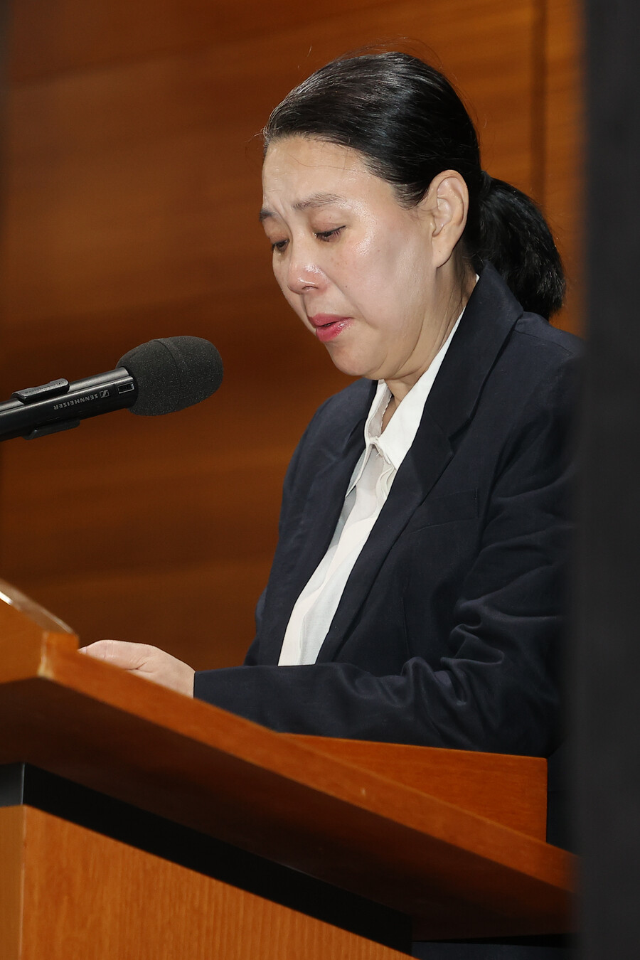 ▲ 고 오요안나 어머니 장연미씨.  ⓒ연합뉴스