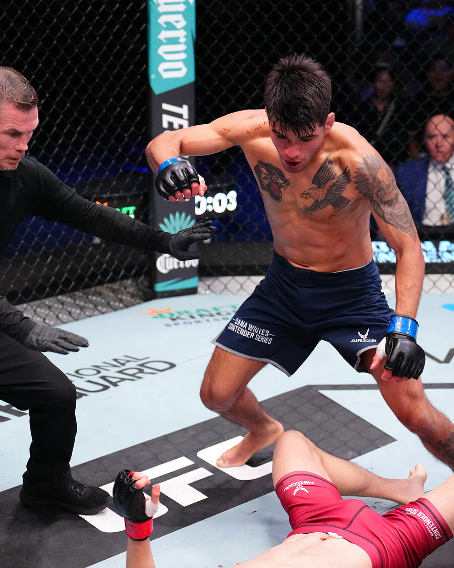 ▲ 후안 디아스는 데이나 화이트 대표의 극찬과 함께 UFC 계약에 성공했다. ⓒUFC 코리아
