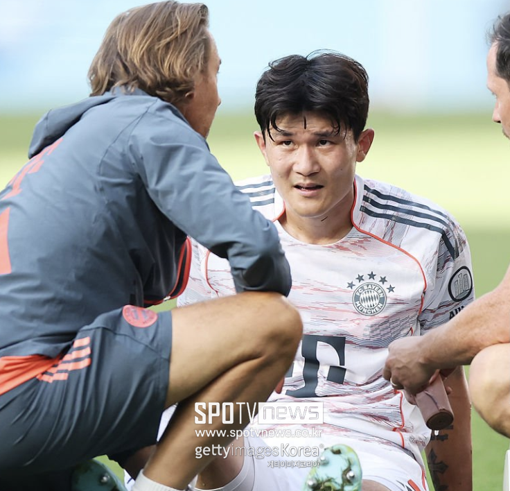 ▲ 기분 좋은 대승이었지만, 김민재는 최저 평점을 받으며 고개를 숙였다. 축구통계매체 '풋몹'에 따르면, 김민재는 이날 골로 이어지는 실책 1회를 범했으며, 볼 경합 성공률 0%를 기록했다. 덕분에 그는 평점 5.7을 받았고, 바이에른 뮌헨 선수 중 최저 평점이었다.
