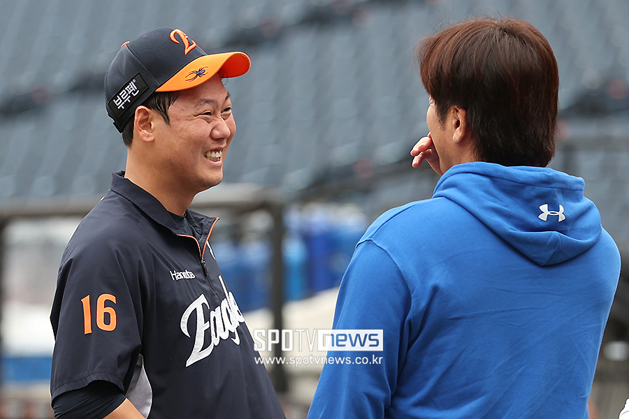 ▲ 하주석 강민호 ⓒ곽혜미 기자
