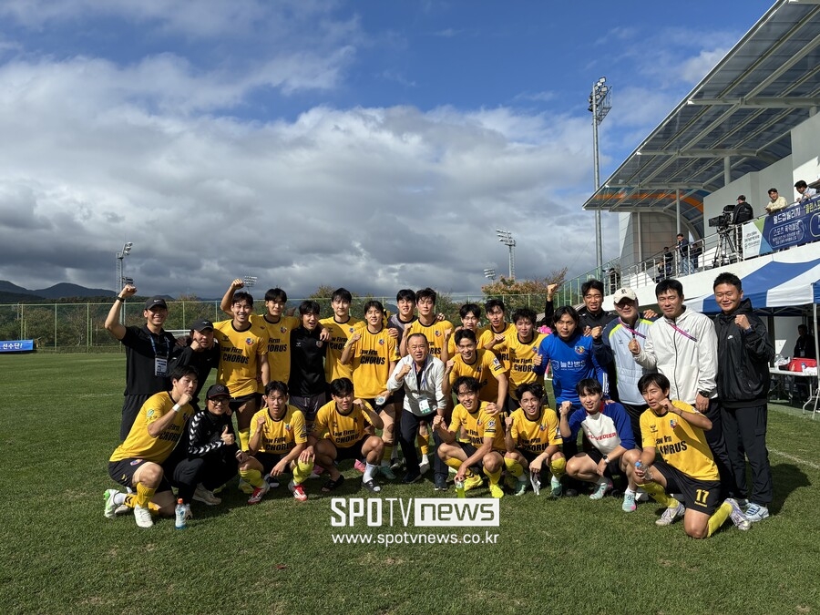 [전국체전] ‘기적의 결승행’ K4 중랑축구단, '서울체육' 역사 새로썼다
