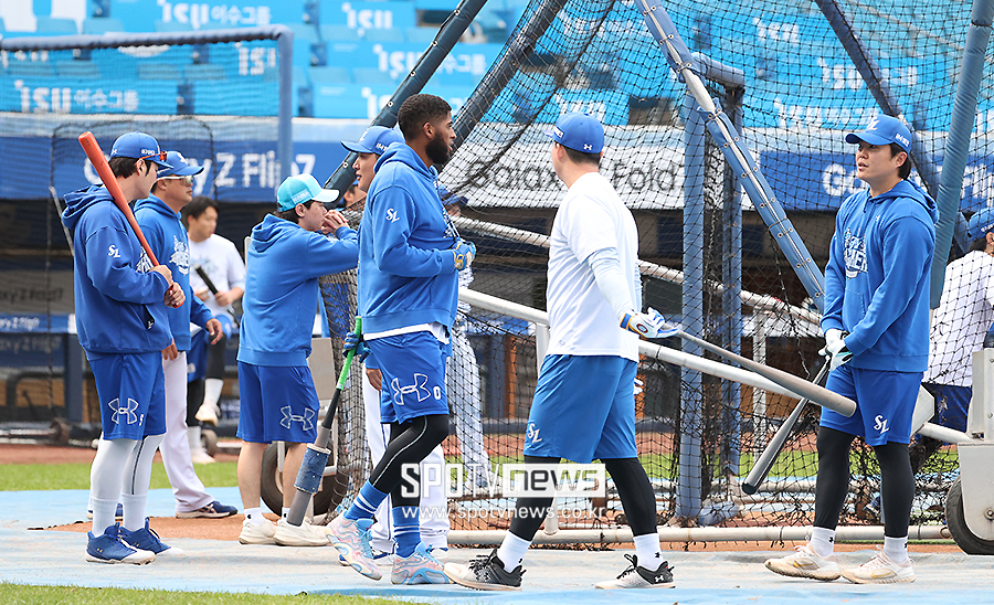 [포토S] 플레이오프 4차전 앞둔 삼성