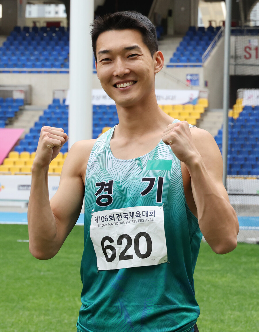미쳤다, '한국 높이뛰기 간판' 우상혁 초대박! 2m20 넘고 전국체전 금메달→2025시즌 9승 '달성'