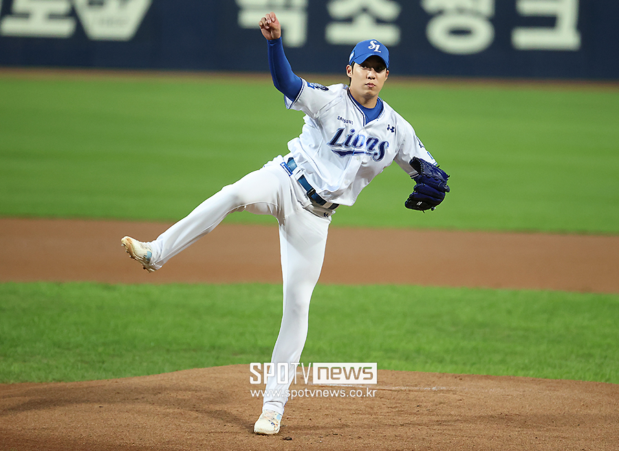 [포토S] 원태인 역투