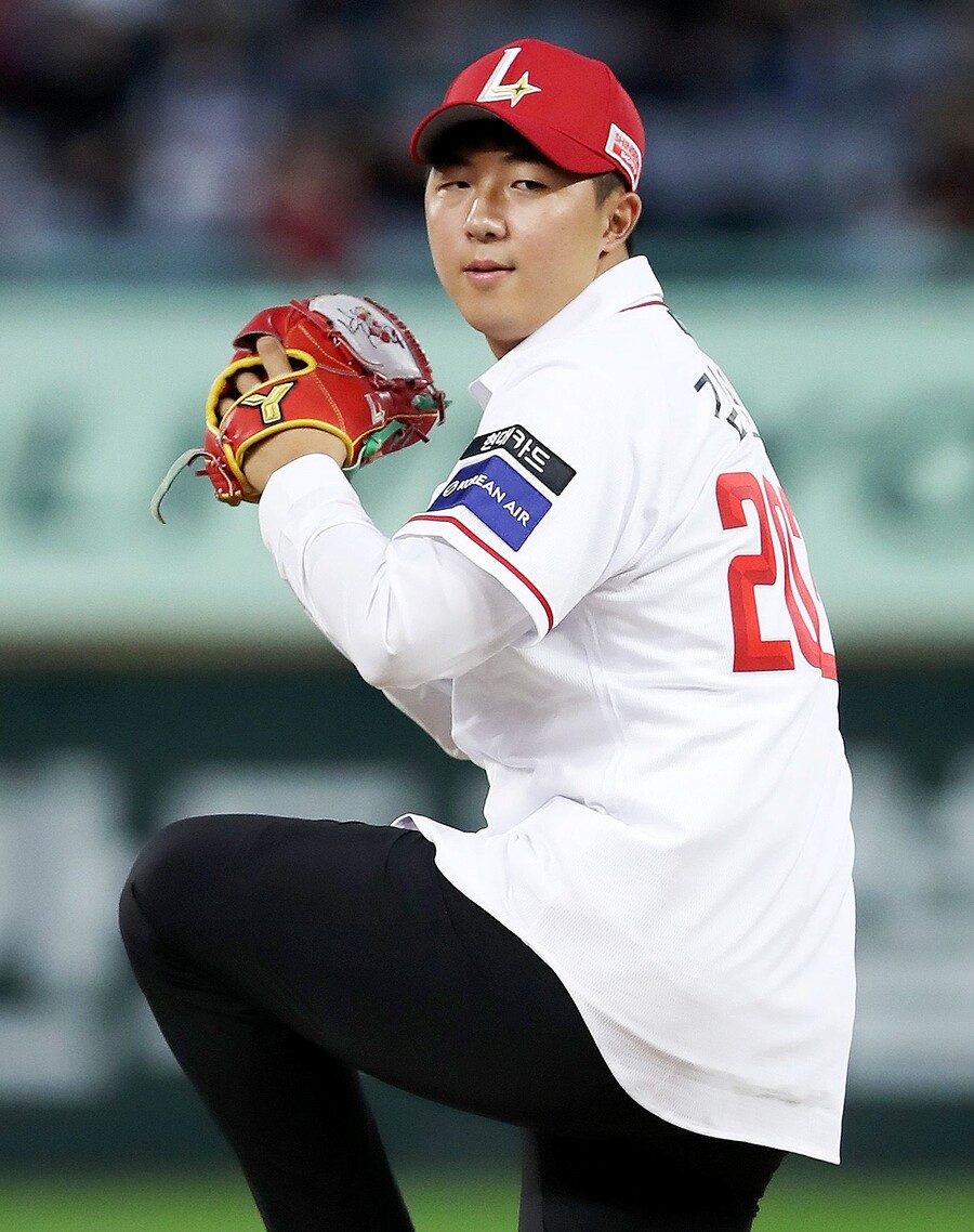 ▲ 오프시즌 준비가 잘된다는 가정 하에 내년 선발 경쟁을 벌일 후보로 뽑히는 SSG 신인 1라운더 김민준 ⓒSSG랜더스