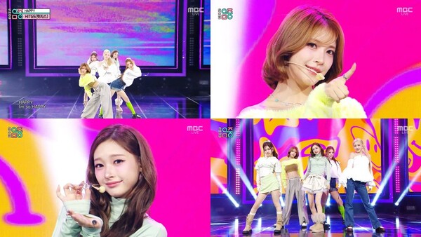 '음악중심' 힛지스, 만화 찢고 나온 비주얼…통통 튀는 에너지 '해피'