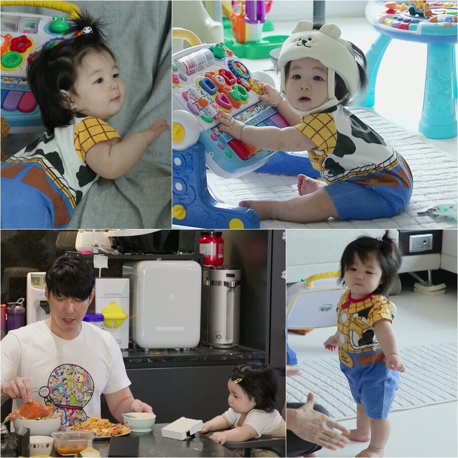 심형탁子 하루, 생후 254일에 스스로 일어서기+앉기 성공 '폭풍 성장'('슈돌')