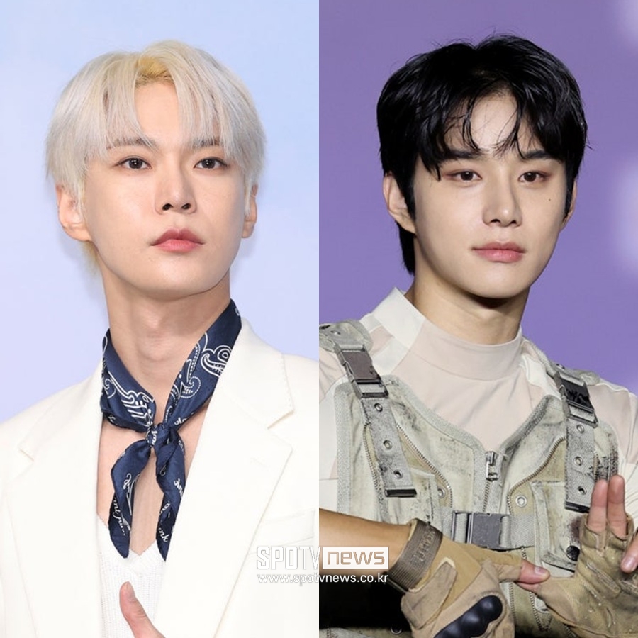 ▲ NCT 도영(왼쪽), 정우.  ⓒ곽혜미 기자