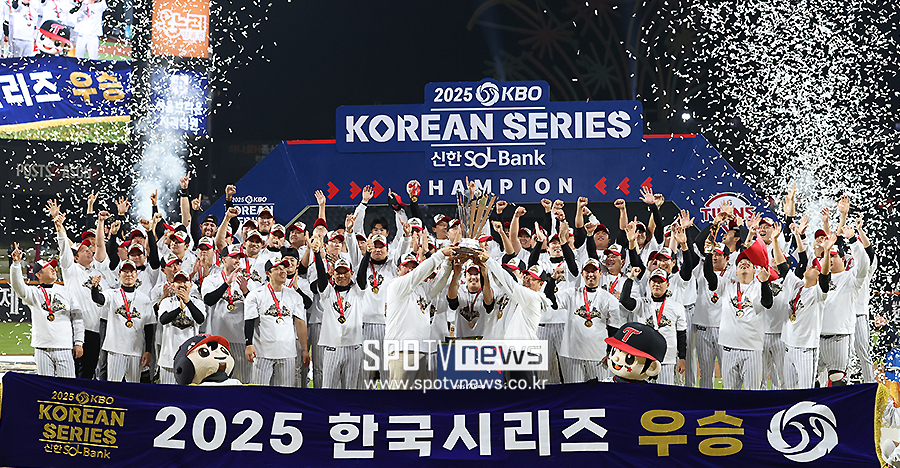 [포토S] LG, '2025 한국시리즈 우승!'