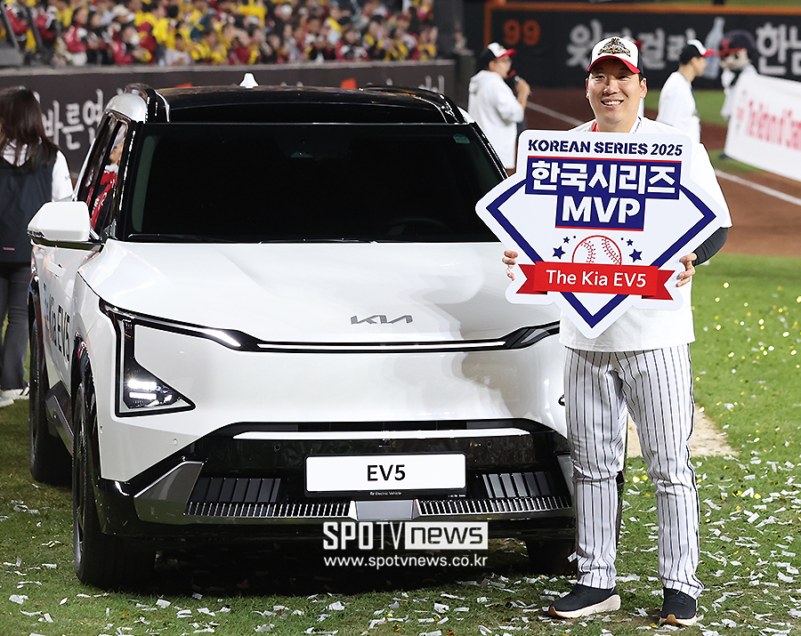[포토S] 김현수, 한국시리즈 MVP